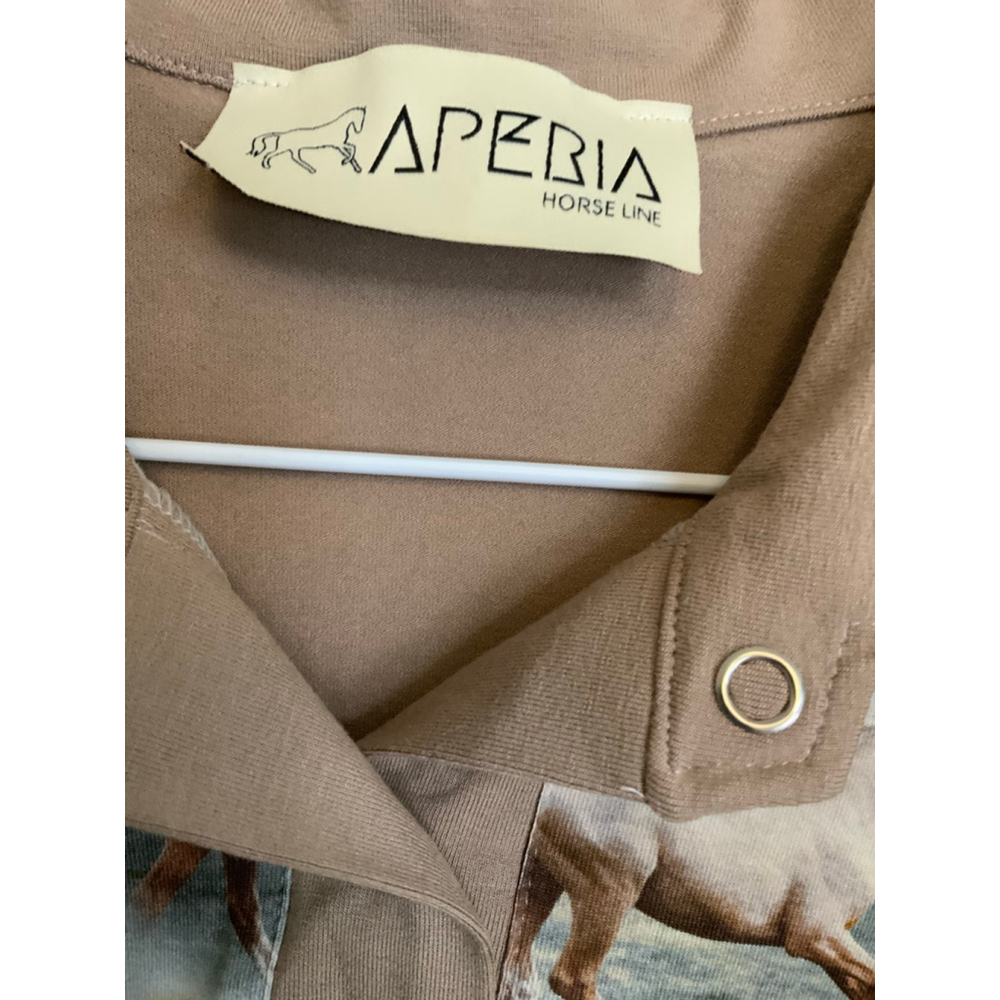 Aperia Horse Line Polo Shirt Size 36 - Picture 6 of 7